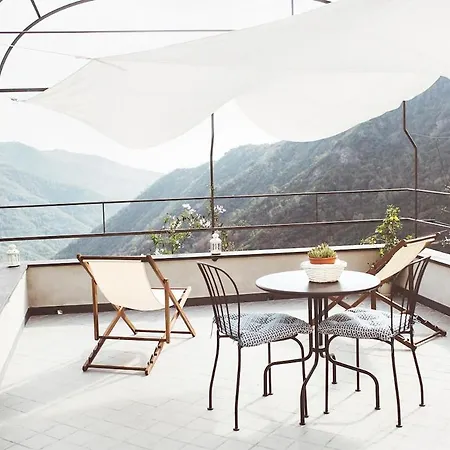 Relax & Nature - Terrace Overlooking The Valley To The Sea Apartman *